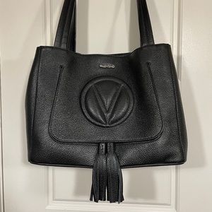 Valentino Ollie Leather Tassel Tote